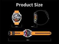 Reloj Inteligente HD300 Pro con GPS, Respuesta a Llamadas, Descarga de Aplicaciones, Mapa Fuera de Línea, Monitoreo de Salud, Asistente de Voz con IA, Pantalla AMOLED de 1.43 Pulgadas, 3ATM