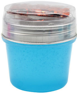 Light blue transparent 77cm cover, 57cm lower, 7cm upper