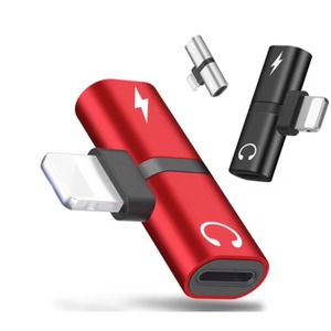 Adaptador de <span class=keywords><strong>Auriculares</strong></span> 2 en 1 con Doble Puerto en Forma de T para <span class=keywords><strong>iPhone</strong></span> 15 14 <span class=keywords><strong>13</strong></span> 12 11 8 7 6 Plus X XS Xs Max, Divisor de Audio y Cargador - Product Image 2