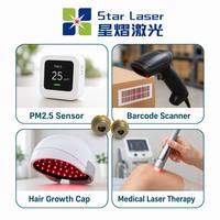 Diode laser rouge QSI QL65D5SX-N 650nm 5mW TO18 5.6mm LD pour scanner de codes-barres, capteur PM2.5, thérapie médicale, casque de croissance capillaire
