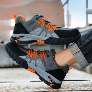 Scarpe da Lavoro Estive alla Moda per Uomo HY con Punta in Acciaio, Anti-Odore, Anti-Schiacciamento, Comode, in Rete, Calzature di Sicurezza per la Protezione del Lavoro - Product Image 2