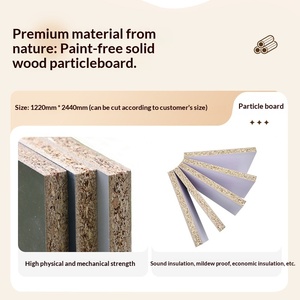 Tablero de Partículas <span class=keywords><strong>Blanco</strong></span> de Doble Cara, Ecológico y sin Pintura, para Decoración del Hogar, Muebles Resistentes a la Humedad - Product Image 3