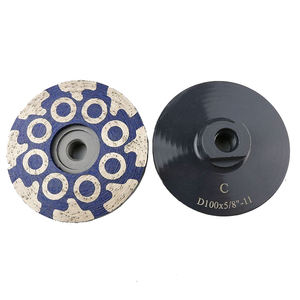 4 "राल से भरे हीरे उपकरण संगमरमर पत्थर के कप ग्रेनाइट क्वार्ट्ज पॉलिश के लिए पहियों को पीसने - Product Image 2