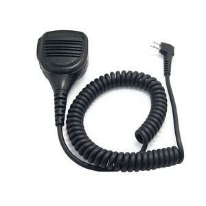 Micro portable PTT robuste pour radios Kenwood/<span class=keywords><strong>Baofeng</strong></span> à action instantanée, compatible avec les talkies-walkies - Product Image 1