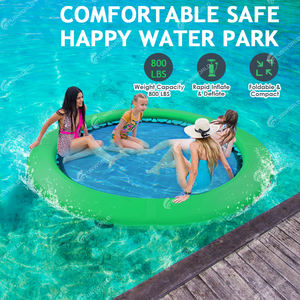 <span class=keywords><strong>Hamac</strong></span> d'eau <span class=keywords><strong>gonflable</strong></span> avec radeaux gonflables <span class=keywords><strong>Hamac</strong></span> circulaire de 10 pieds avec centre en maille Tapis d'eau flottant le mieux noté - Product Image 5