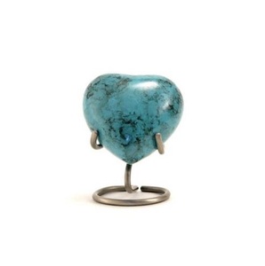 Best Selling High Quality Metallic Heart Shaped <b>Small</b> Keepsakes Cremation <b>Urns</b> <b>For</b> <b>Human</b> <b>Ashes</b>/Funeral Supplies - Product Image 1