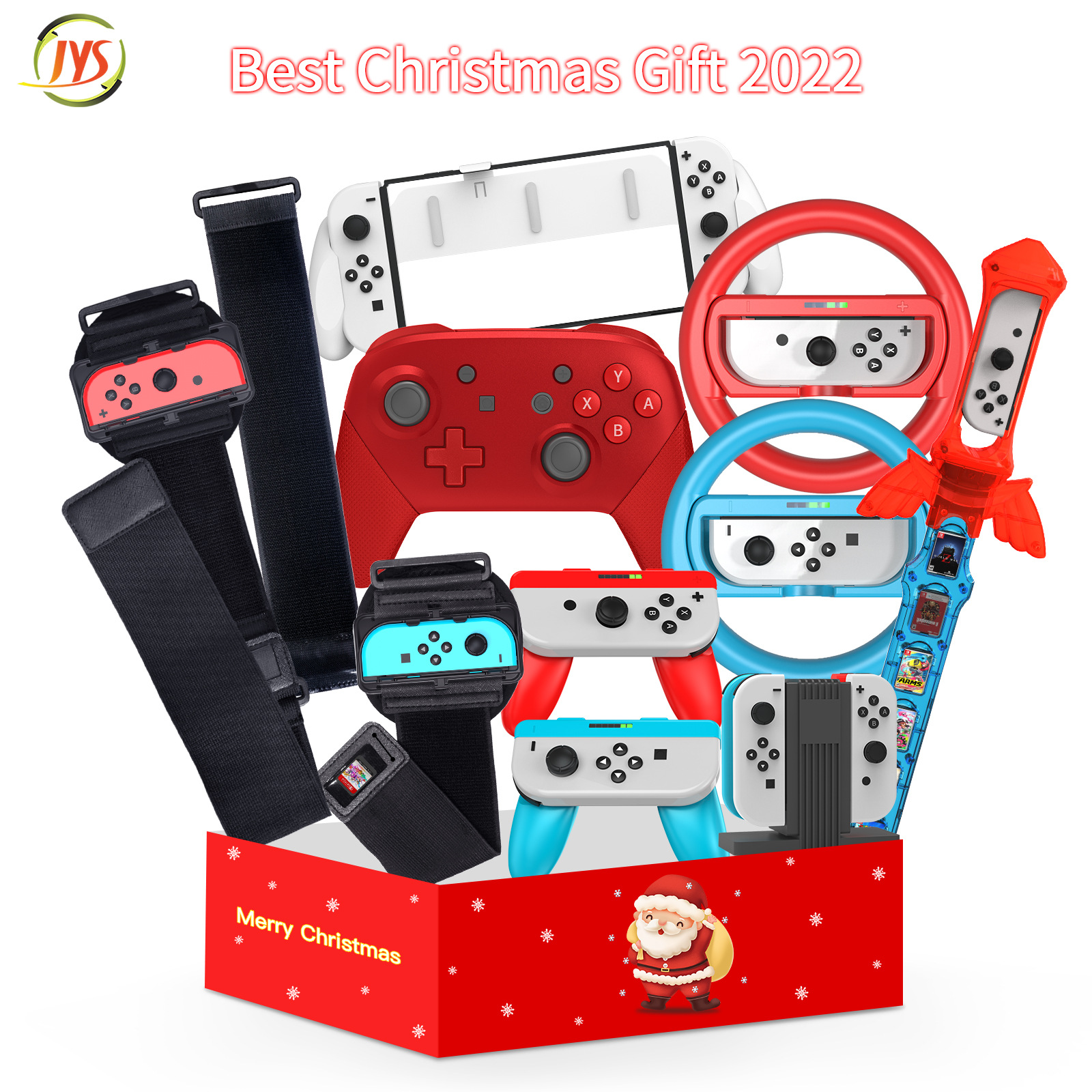 JYS-NS246 10 in 1 Gaming Set for Nintendo Switch Accessories