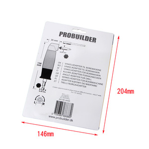 Adaptador de taladro de ángulo recto Probuilder de 90 grados, 1/4 de pulgada, para taladro eléctrico, accesorio para doblar en esquina - Product Image 2