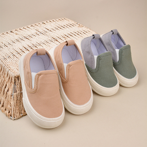 EDUBA Nouveauté Chaussures plates décontractées en <span class=keywords><strong>toile</strong></span> antidérapantes à enfiler pour enfants, baskets de sport pour garçons et filles - Product Image 3