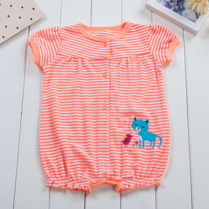 Liquidation vente sur décontracté bébé barboteuse combinaison Onesie 100% coton dessin animé motif été infantile commerce extérieur vêtements - Product Image 5