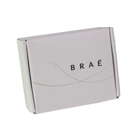 Carton ondulé imprimé avec logo privé personnalisé boîte d'expédition postale d'emballage cosmétique en papier de personnalisation spécialisée