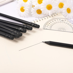 Lápices Estándar de Madera Hb para Material Escolar <span class=keywords><strong>al</strong></span> <span class=keywords><strong>por</strong></span> <span class=keywords><strong>Mayor</strong></span>, Lápiz Negro Estándar con Logotipo Personalizado Impreso para Niños - Product Image 4
