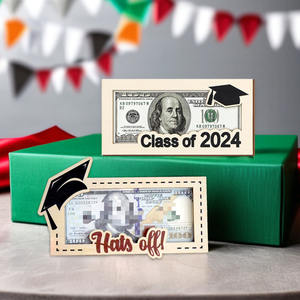 Muestra gratis Celebración de graduación Titular de regalo <span class=keywords><strong>en</strong></span> efectivo Sobre de <span class=keywords><strong>dinero</strong></span> de cumpleaños Día DE LA MADRE Sobre de regalo de madera - Product Image 1