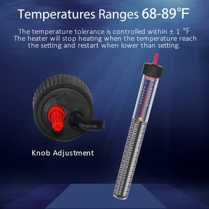 Aquecedor Submersível de Aquário WEIPRO 25W/50W/100W/200W/300W em Vidro de Quartzo com Temperatura Ajustável - Product Image 5