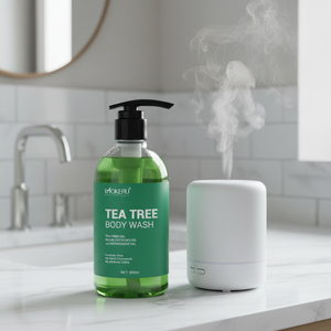 <span class=keywords><strong>Gel</strong></span> <span class=keywords><strong>Douche</strong></span> <span class=keywords><strong>Antiseptique</strong></span> à l'Arbre à Thé MOKERU, Nettoyage Doux et Profond, Rafraîchissant et Purifiant, 500ml - Product Image 2