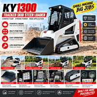 Mini-chargeuse compacte sur chenilles avec accessoires, livraison gratuite, certifiée CE EPA, machine de construction agricole