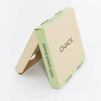 Boîte à pizza pas chère, usine chinoise, boîte d'emballage à pizza en carton ondulé, impression de logo, Caja De Pizza 40x40
