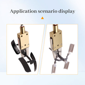EOAT Robot Arm <span class=keywords><strong>Mini</strong></span> Mandrin Fixation Pneumatique Sprue Pince pour Cylindre de Moulage par Injection Automatisation CHK-EM/EX Type Clamp Parts - Product Image 2