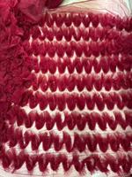 ZSY Tissu en dentelle plissée à volants 9 rangs en tulle plissé 3D pour robe de poupée DIY, jupe de bébé, vêtements bouffants, matériel de couture