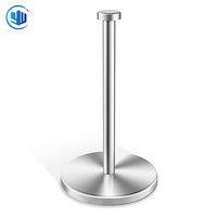 Porte-serviettes vertical de table en acier inoxydable, colonne unique, pour cuisine américaine et restaurant