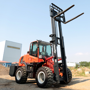 ליט 3-5ton 4 גלגל כונן קטן כל השטח מלגזה שטח קשה מלגזה 4WD קשה מלגזה 4 x4 את כביש משאית דיזל מלגזה - Product Image 5