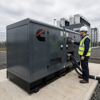 Générateur diesel insonorisé 130 kW 170 kW 200 kVA avec moteur Cummins Weichai Baudouin Kofo Aoling, certifié OEM EPA CE EAC, pour alimentation de secours hôtelière
