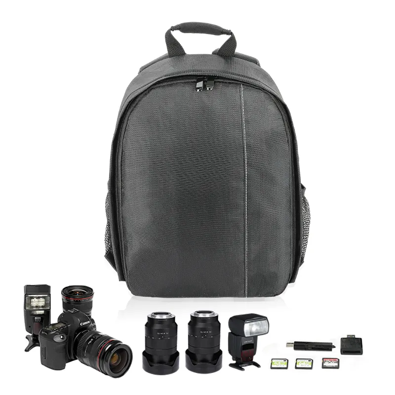 फोटोग्राफी के लिए थोक पोर्टेबल आउटडोर स्पोर्ट्स बैकपैक गोप्रो वीडियो कैमरा बैग डिजिटल गियर और कैमरा बैग