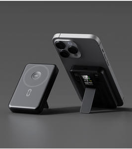 Power Bank Magnetico OEM DTP 10000mAh ad Alta Capacità in Lega di Alluminio con Cavo Integrato Type-C e iPhone per Ricarica Rapida - Product Image 3