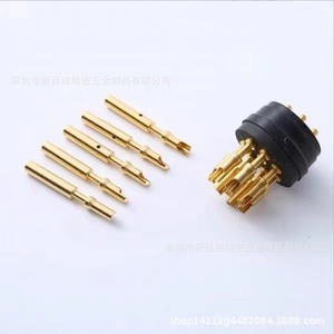 ขั้วต่อสายไฟทองเหลือง XSL-324 แบบขันสกรู ชุบนิกเกิลและทอง 220-380V แบบขั้วเดี่ยวและขั้วคู่ กระแสสูง - Product Image 3