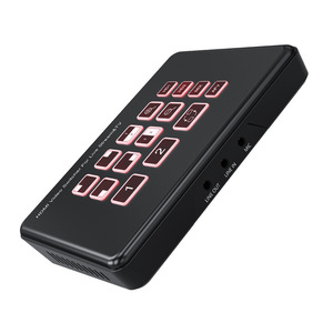 Switcher video con schermo da 7 pollici, 4 canali <span class=keywords><strong>HD</strong></span>, mixer per streaming live, switcher per studio virtuale, green screen, tutto in uno. - Product Image 2