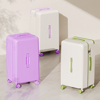 Valise de voyage en PC de qualité supérieure, résistante à l'usure, anti-choc, simple, élégante et durable, pour la manutention des bagages à l'aéroport, avec roulettes à 360 degrés
