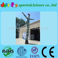 20ft karaté homme gonflable air danseur gonflable tube homme ondulé gars avec fleur