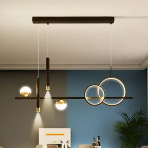 Nordic Modern Indoor Hanging Acrylic OED ODM LED Chandelier Pendant Light For Home Restaurant