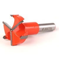 Foret de perçage de charnière en carbure de 35 mm pour un perçage propre à travers les trous, pour machines CNC de menuiserie et de fabrication de portes d'armoires