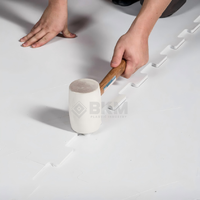 Dalles de patinoire synthétique en plastique UHMWPE 1000x1000mm pour l'entraînement au hockey