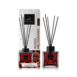 น้ำหอมปรับอากาศแบบก้อนสีแดงทับทิม 100 มล. พร้อมก้านไม้หอม - Product Image 1