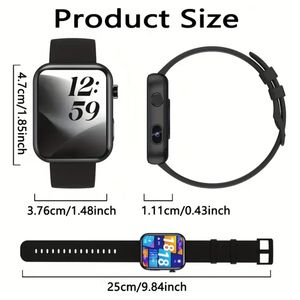 Nouvelle montre connectée caméra 2025 pour hommes et femmes, enregistrement photo et vidéo, moniteur de santé, étanche, sport, fitness, HD, appel Bluetooth, montre intelligente - Product Image 6