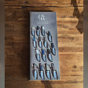 Couteau à lame fixe en acier Damas, manche en fibre de carbone, bord biseauté, chasse, extérieur, EDC, cadeau - Product Image 3
