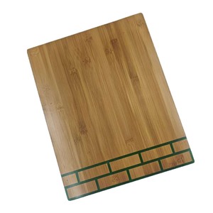 Planche à découper en bambou 35,5x28,5x1,5cm, rectangulaire, pour légumes et fruits, usage domestique - Product Image 1