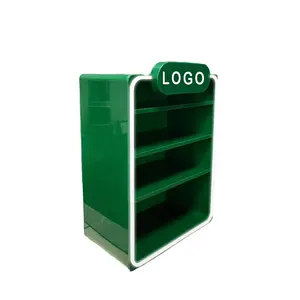 LED Plexiglass Display Essential Oil Flavors Smoke Tobacco Showcase Acrylic Cigarette Lighter Display Racks For Smoke Shop