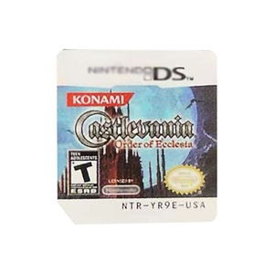 สติ๊กเกอร์ตลับวิดีโอเกม Castlevania Dawn of Sorrow Order of Ecclcsia Portrait of Ruin สำหรับ NDS - Product Image 3
