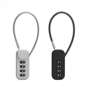 Bicycle <b>Lock</b> Combination Cable <b>Lock</b> 1200mm Steel Wire Portable For Bike Helmet Backpack Handbag <b>Suitcase</b> - Product Image 3