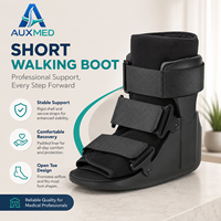 Attelle orthopédique réglable courte pour la marche, stabilisateur de pied pour la cheville, soutien post-blessure, protection du pied, déambulateur