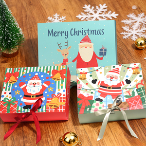 Giáng sinh Hộp Quà Tặng Cookie Kẹo sô cô la bánh ngọt mứt bánh tùy chỉnh giấy đóng gói hộp - Product Image 5