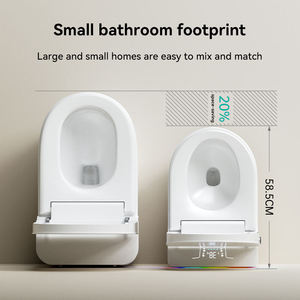 Bigfortune WC intelligent mural en céramique à chasse automatique, bidet électrique, pour hôtel - Product Image 6