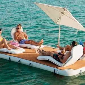 エアクッションフローティングプラットフォーム釣りプラットフォームPVC - Product Image 1