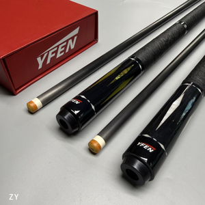 Nuevo Modelo 2026, Taco de Billar Profesional Jianying Yfen de Carbono, 11.8mm 12.5mm, Taco de Fibra de Carbono Completa con Inlay <span class=keywords><strong>Real</strong></span> - Product Image 6