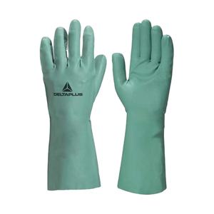 Gants imperméables antidérapants à doublure floquée longue, ambidextres, protection contre les réactifs chimiques en nitrile VE801, protection intégrale des doigts de 30 cm - Product Image 1