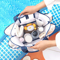 Sac de Douche en Maille Respirante à Séchage Rapide, Organisateur de Toilette Portable pour la Gym, la Natation, la Plage et les Voyages