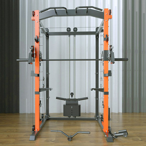 Máquina Smith Multifuncional Comercial, Equipo <span class=keywords><strong>de</strong></span> Gimnasio, Entrenador <span class=keywords><strong>de</strong></span> Fitness para el Hogar, Soporte para Sentadillas - Product Image 3